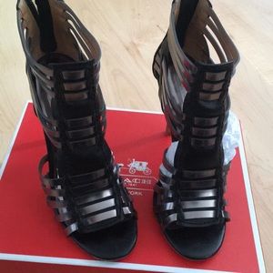 Coach gladiator heels/sandals